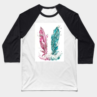 Two feathers Baseball T-Shirt